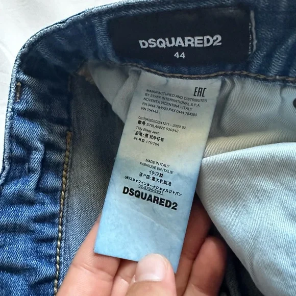 Light blue Dsquered2 jeans
